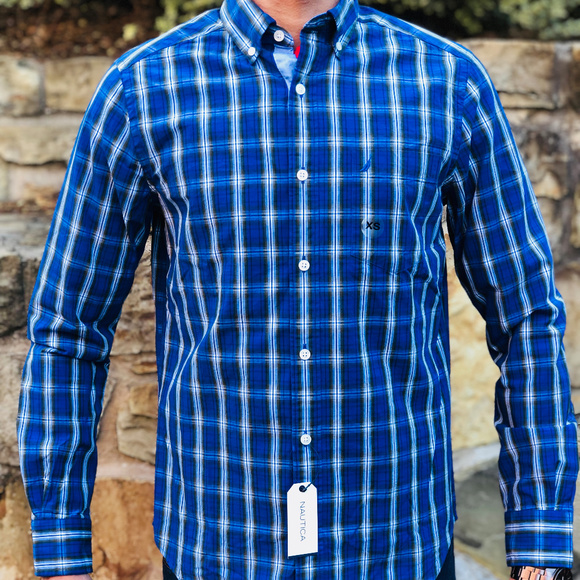 Nautica Other - Nautica Long Sleeve Large Classic Fit Shirt NWT